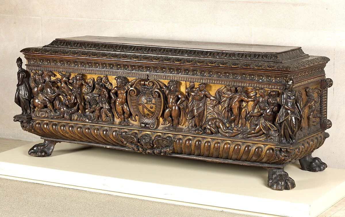 Cassone (chest), pair with 1975.1.1940 — Unknown