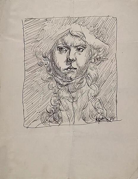 Untitled (woman's head) — Peter Agostini