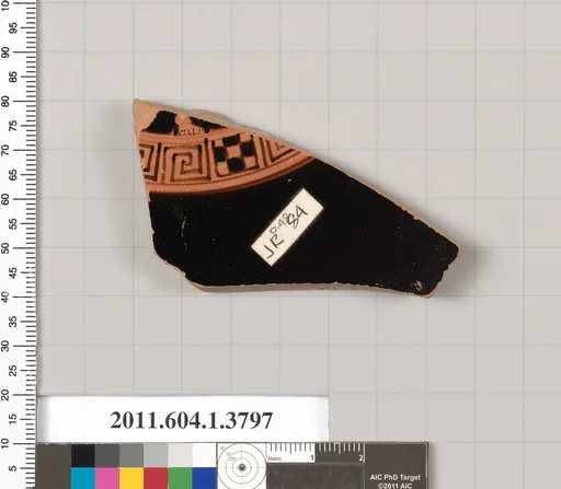 Terracotta fragment of a kylix (drinking cup)