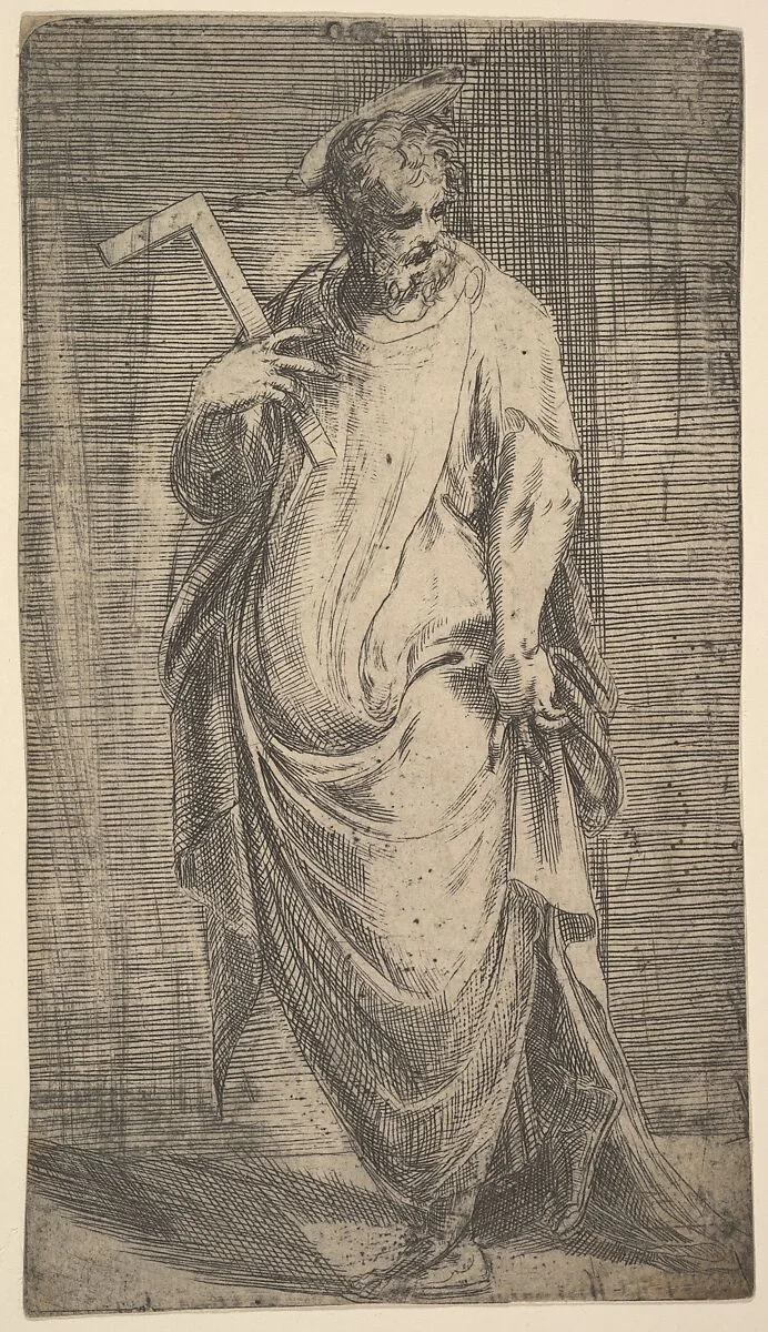 Saint James Minor, from "Christ and the Apostles" — Andrea Schiavone (Andrea Meldola)