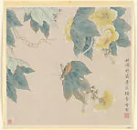 近代 陳之佛 草蟲花卉 軸|Flower and Insect — Chen Zhifo
