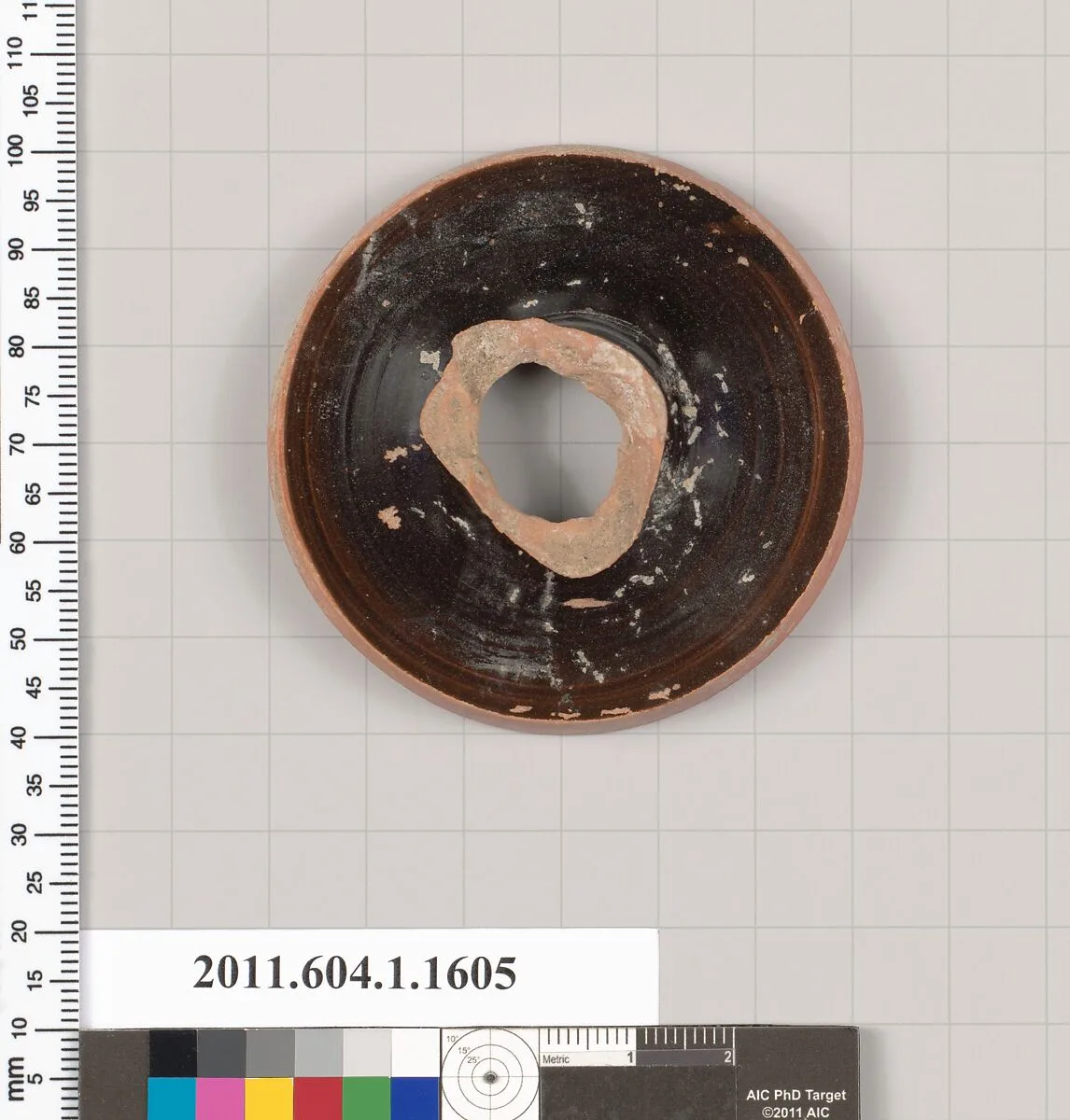 Terracotta fragment of a kylix (drinking cup) — Unknown