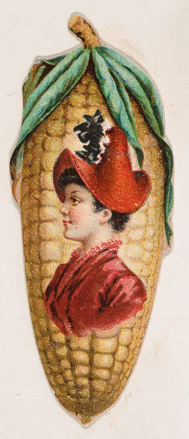 Ear of Corn, from the Novelties series (N228, Type 3) issued by Kinney Bros. — Kinney Brothers Tobacco Company