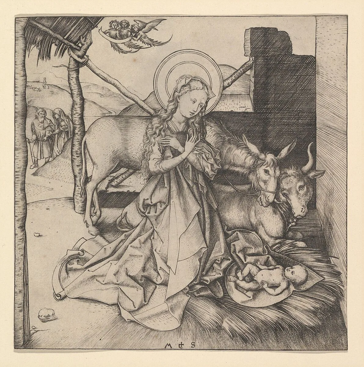 The Nativity — Martin Schongauer