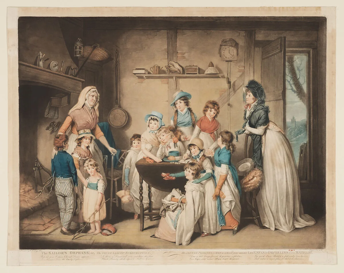 The Sailor's Orphans, or the Young Ladies' Subscription — William Redmore Bigg|William Redmore Bigg|William Ward