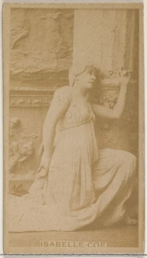 Isabelle Coe, from the Actors and Actresses series (N45, Type 8) for Virginia Brights Cigarettes