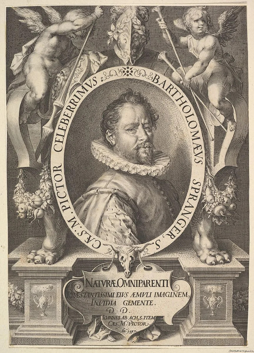Portrait of Bartholomeus Spranger — Hans von Aachen|Jan Muller