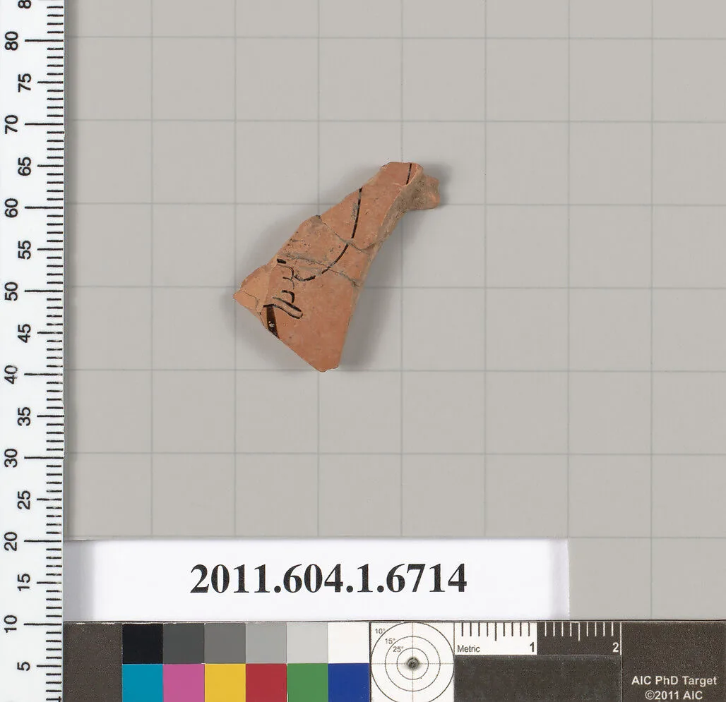 Terracotta fragment of a kylix (drinking cup) — Unknown