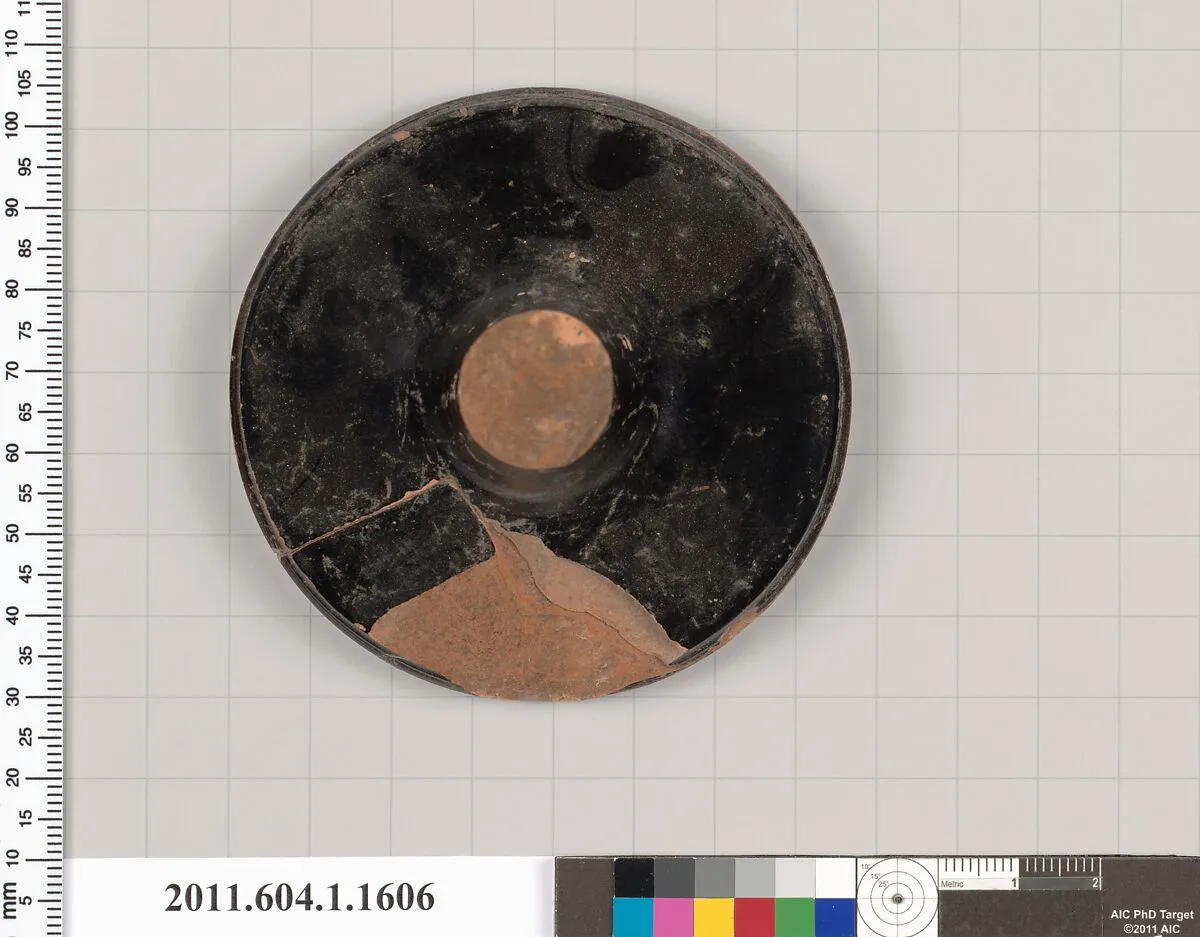 Terracotta fragment of a kylix (drinking cup) — Unknown