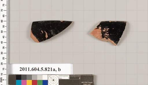 Terracotta rim fragments of kylikes (drinking cups)