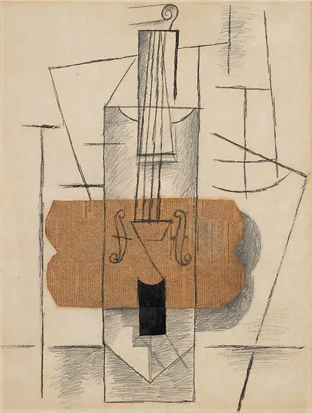 Composition with Violin — Pablo Picasso