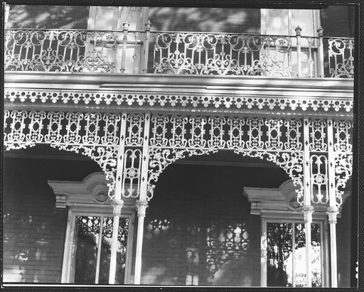[Cast-Iron Grillwork Detail, Mobile, Alabama?]