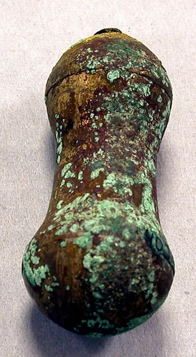 Hammered Silver Peanut Ornament