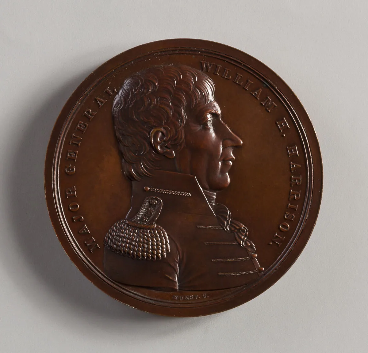 Medal of Major General William H. Harrison — Moritz Fürst
