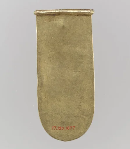 Gold Strap End (Unfinished)
