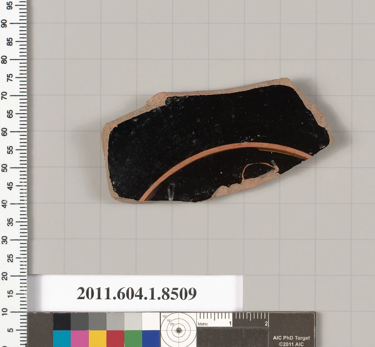 Terracotta fragment of a stemless kylix (drinking cup) — Unknown
