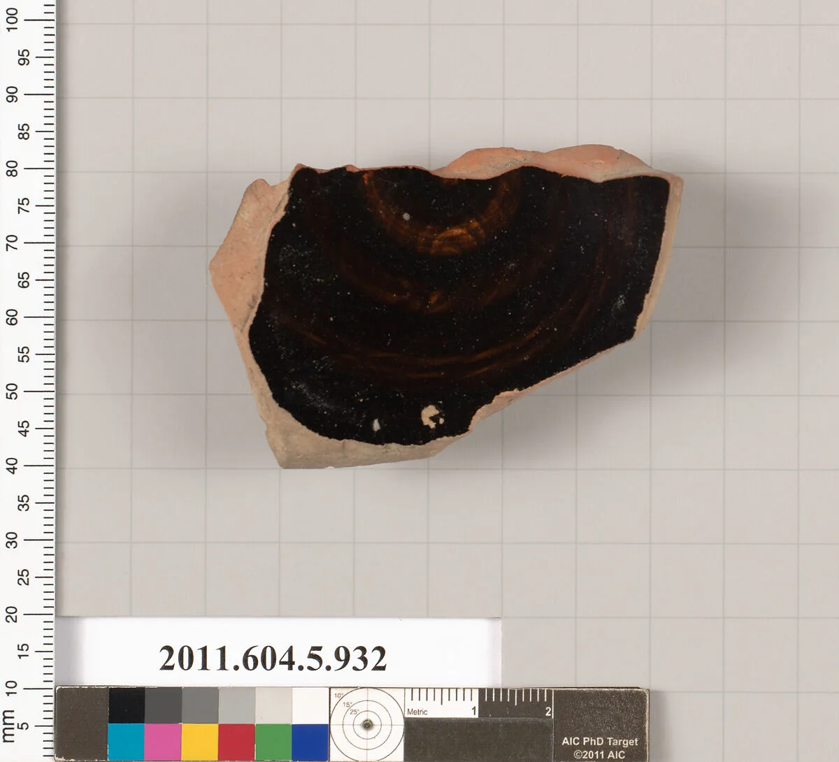 Terracotta fragment of a kylix (drinking cup) — Unknown