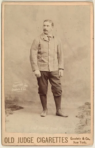 Fred C. Dunlap, Captain, Pittsburgh, from the series Old Judge Cigarettes