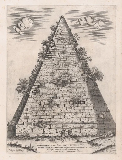 Speculum Romanae Magnificentiae: Pyramid of Caius Cestius