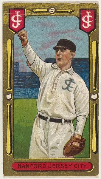 Charles Hanford, Jersey City, from the "Baseball Series" (Gold Borders) set (T205) issued by the American Tobacco Company — American Tobacco Company