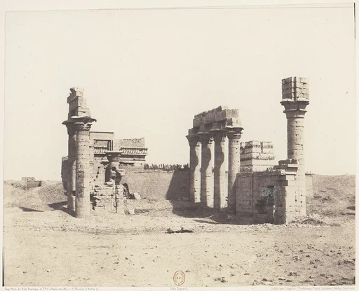 Erment (Hermonthis), Vue Générale des Ruines -Temple et Mammisi