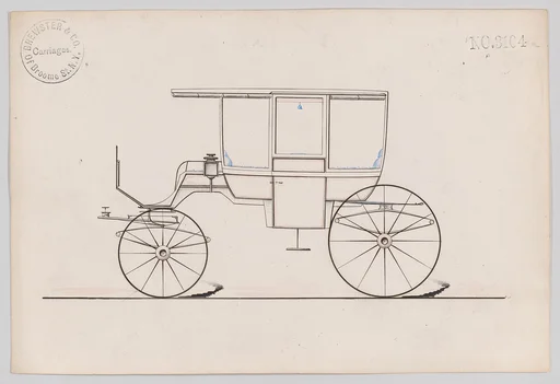 Design for 6 seat Rockaway, no. 3104a