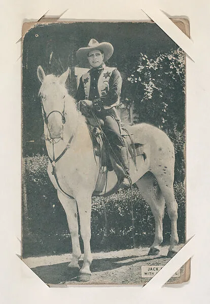 Jack Hoxie with Universal from Western Stars or Scenes Exhibit Cards series (W412) — Unknown
