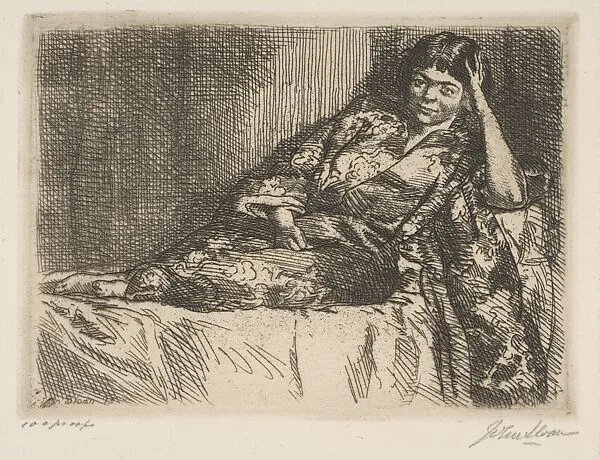 Girl in Kimono — John Sloan