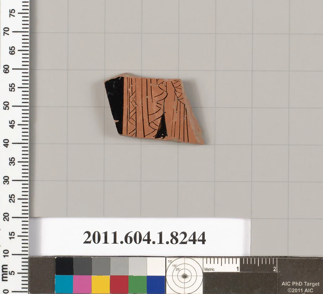Terracotta fragment of a kylix (drinking cup) — Unknown