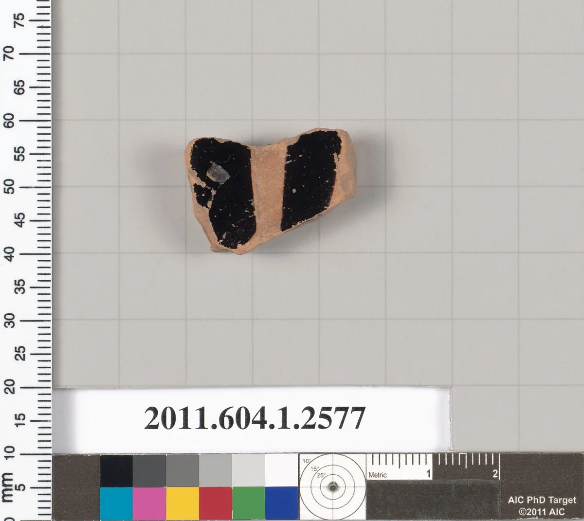 Terracotta fragment of a kylix (drinking cup) — Unknown
