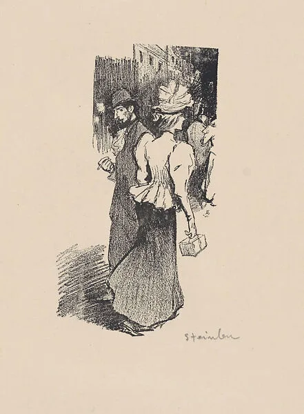 Dans la Vie (Proof for Book Illustration) — Théophile-Alexandre Steinlen