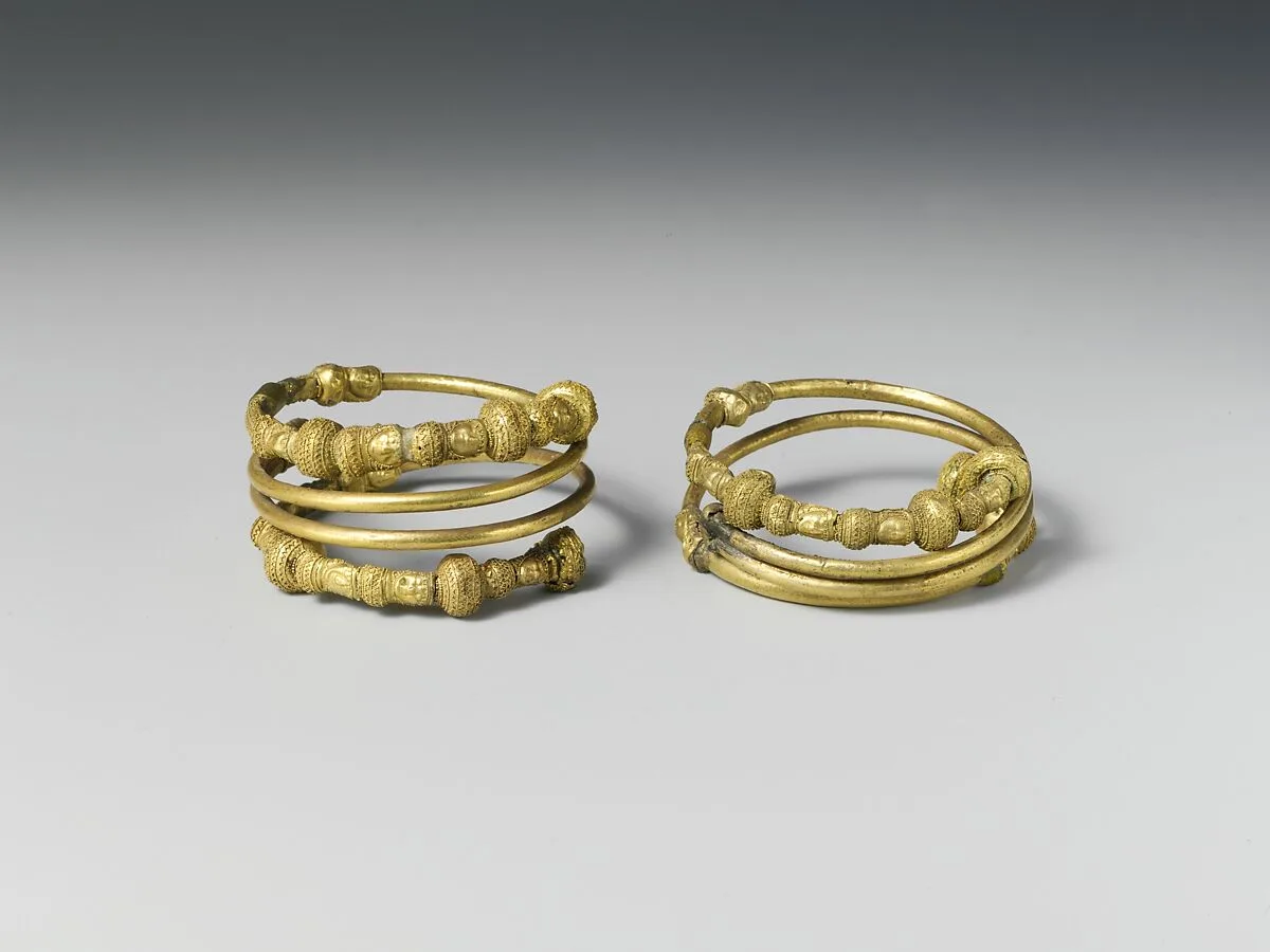 Bracelet spirals, pair — Unknown