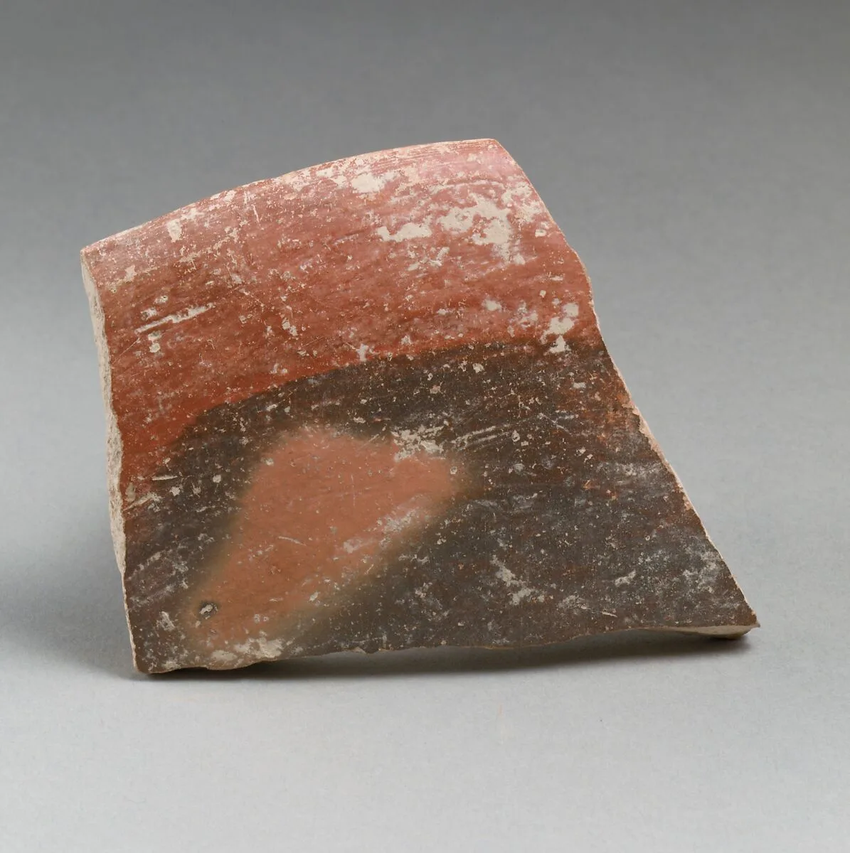 Terracotta rim fragment from a shallow bowl — Unknown