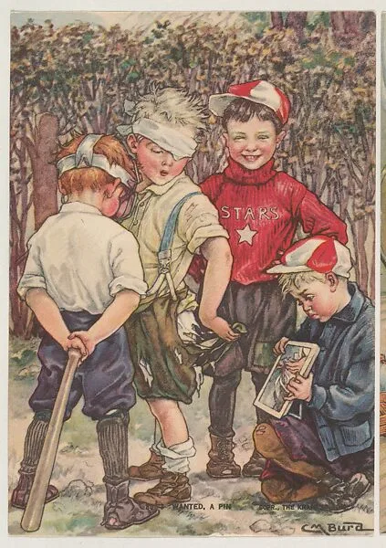 Wanted, A Pin, insert card from the Children, Holidays, Etc. series (D23), issued by the Weber Baking Company — Weber Baking Company