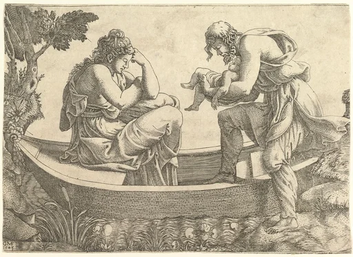 Danae and the infant Perseus cast out to sea by Acrisius