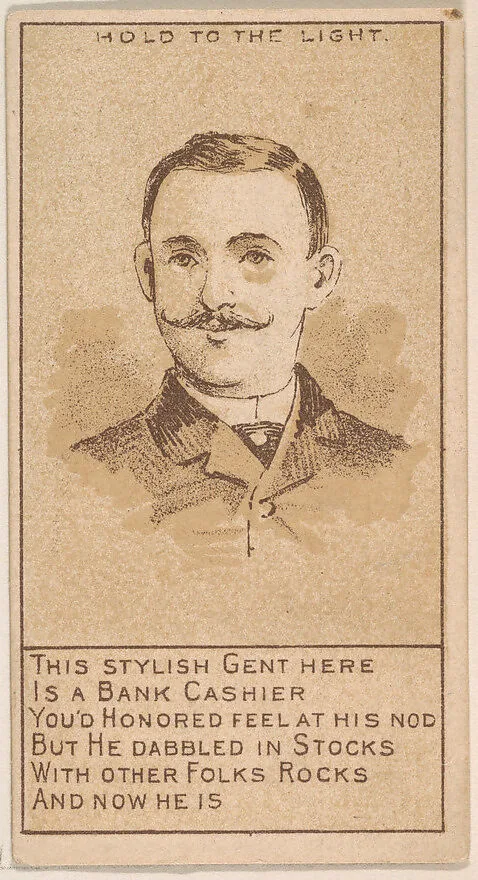 This Stylish Gent Here..., from the Magic Changing Cards series (N223) issued by Kinney Tobacco Company — Kinney Brothers Tobacco Company