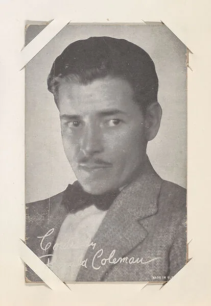 Ronald Coleman from Movie Stars Exhibit Cards series (W401) — Unknown
