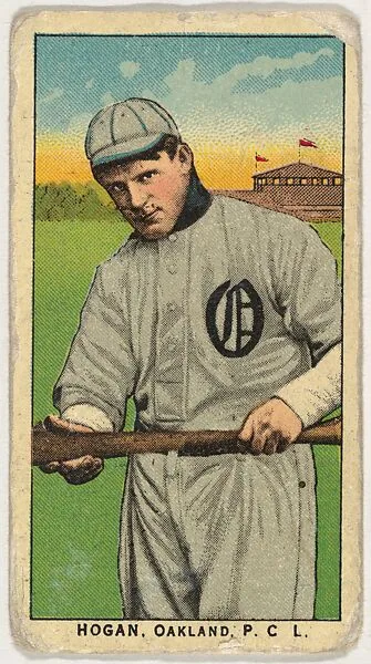Hogan, Oakland, Northwestern League, from the "Obak Baseball Players" set (T212), issued by the American Tobacco Company to promote Obak Mouthpiece Cigarettes — American Tobacco Company