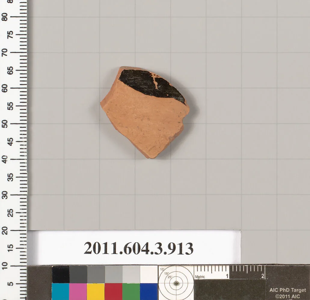 Terracotta fragment of a lekythos (oil flask) — Unknown