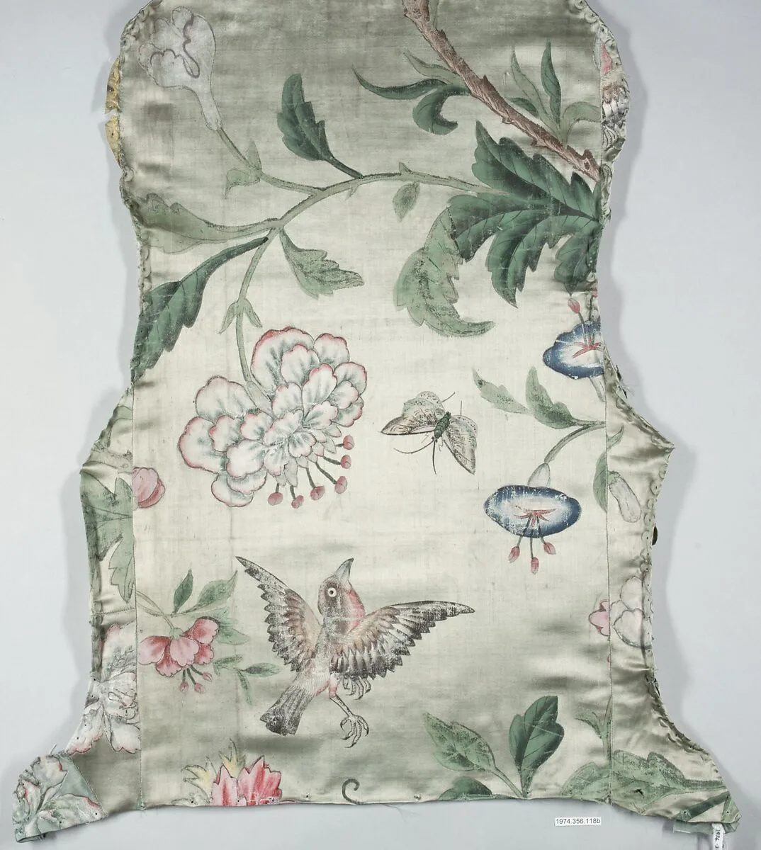 Upholstery panels for an armchair — Unknown