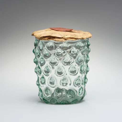 Reliquary beaker with wax cover