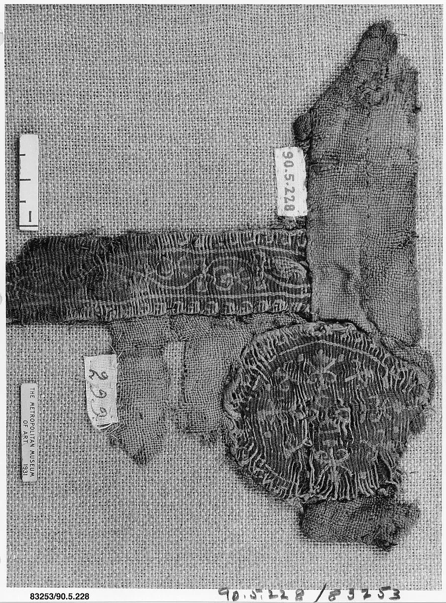 Fragment of a Tunic — Unknown