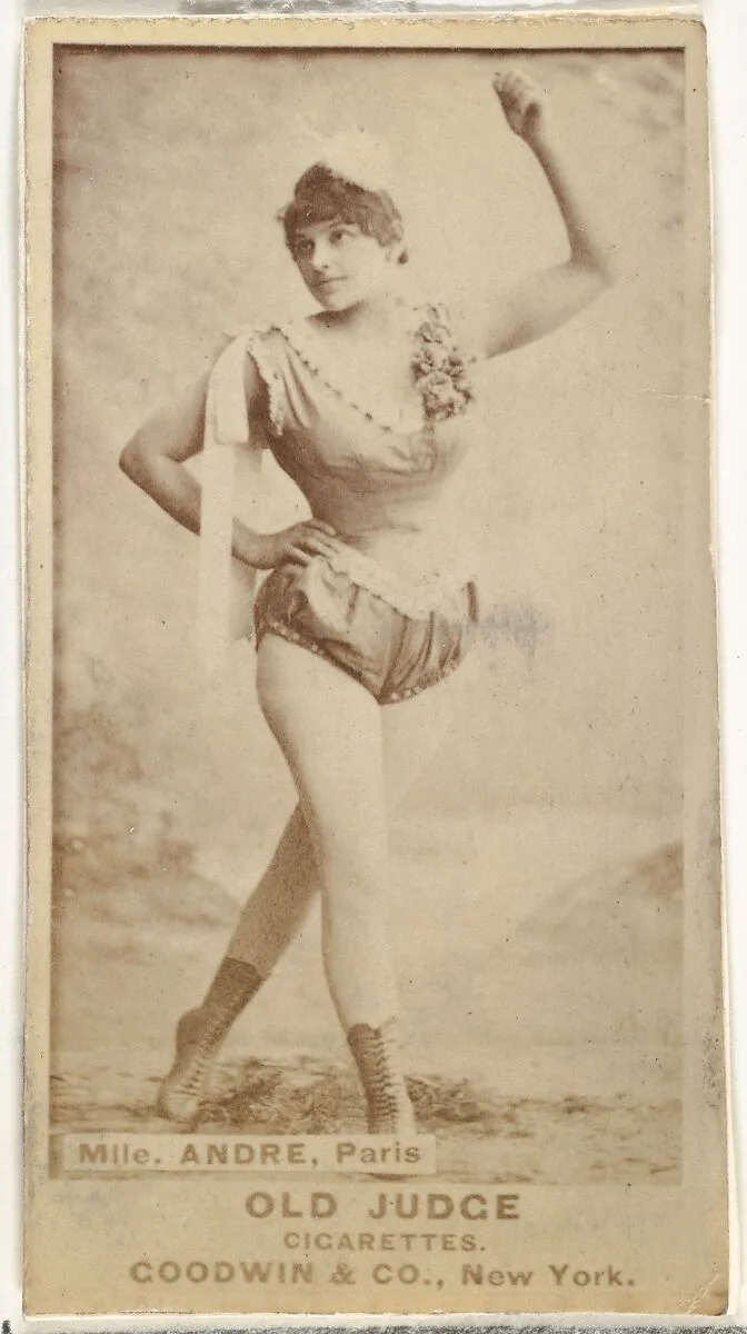 Mlle. Andre, Paris, from the Actors and Actresses series (N171) for Old Judge Cigarettes — Goodwin & Company