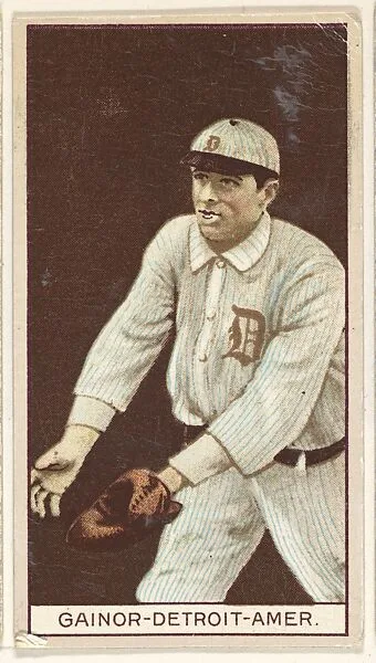 Gainor, Detroit, American League, from the Brown Background series (T207) for the American Tobacco Company — American Tobacco Company