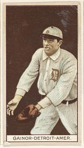 Gainor, Detroit, American League, from the Brown Background series (T207) for the American Tobacco Company