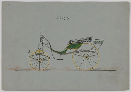 Design for Pony Phaeton, no. 3944