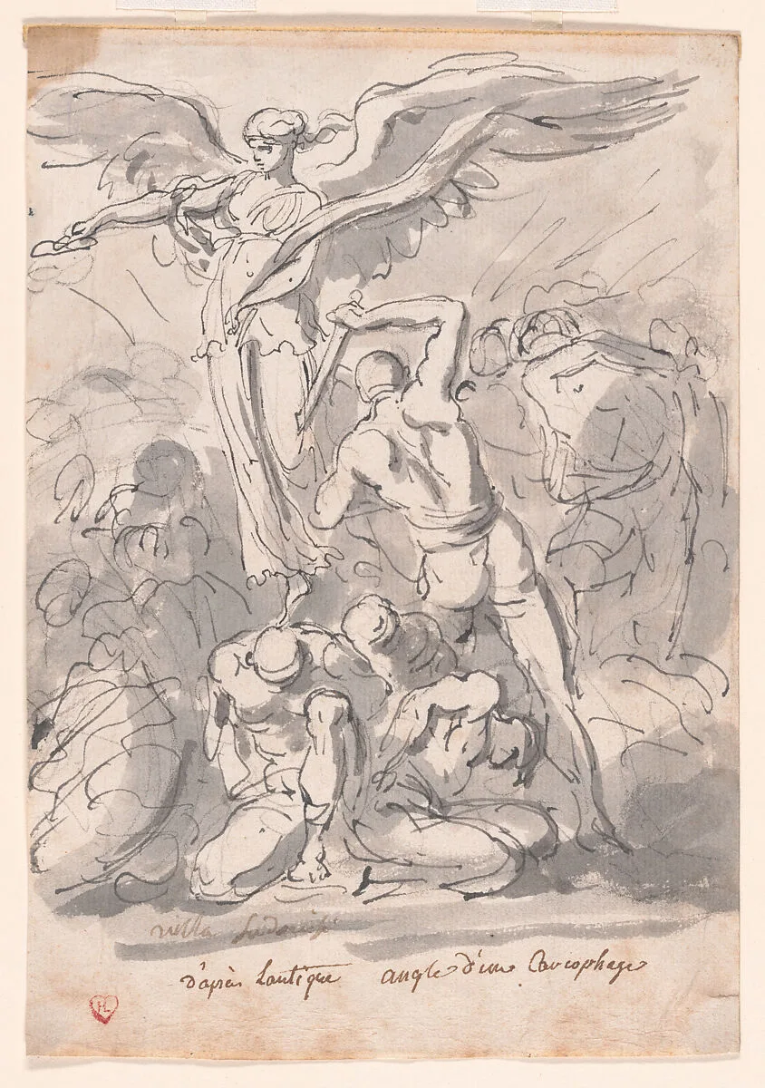 Copy after an Ancient Sarcophagus — Augustin Pajou