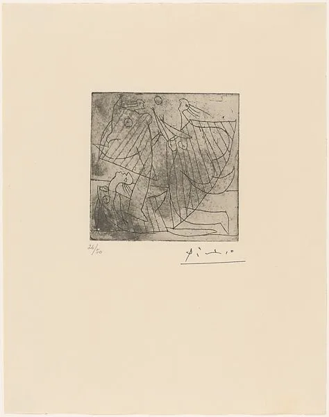 The Ball Players — Pablo Picasso|Jacques Frélaut|Galerie Louise Leiris
