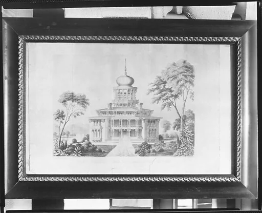 [Framed Print of Longwood Plantation House, Near Natchez, Mississippi]