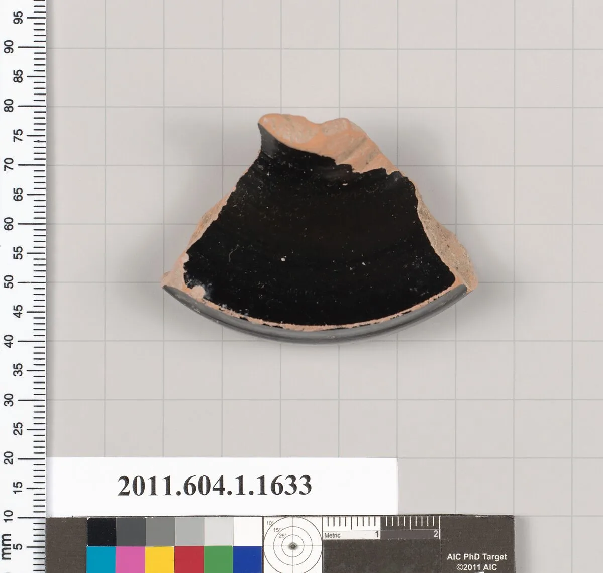 Terracotta fragment of a kylix (drinking cup) — Unknown